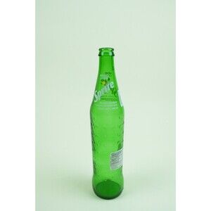 Authentic Mexican Glass 500ml Sprite Bottle - Empty Collectible Soda Memorabilia